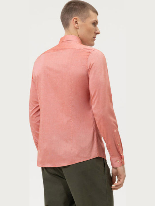 Level 5 Smart Casual Long-sleeved Shirt Orange