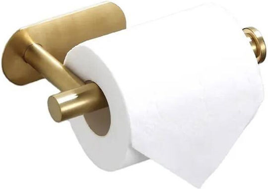 Wall Mounted Paper Holder Gold