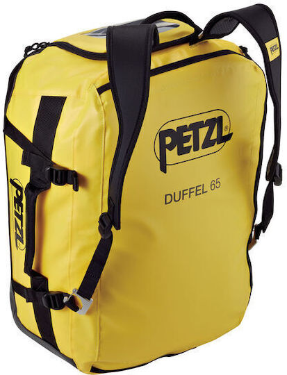 Petzl Σακ Βουαγιάζ Πλάτης 65lt Κίτρινο Υφασμάτινο Μ58.5xΠ28.5xΥ40εκ.