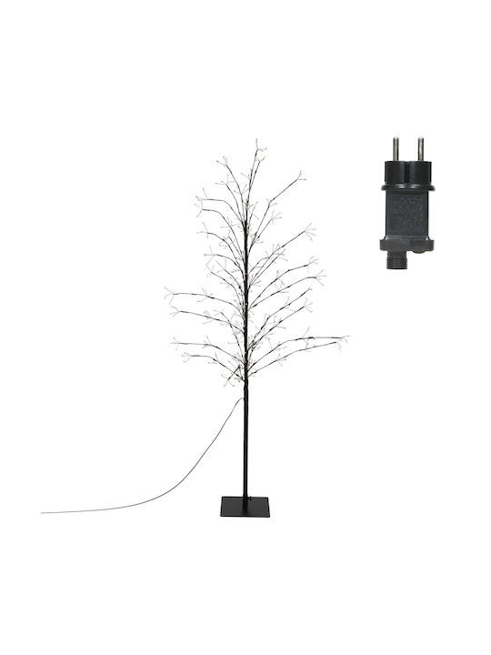 Beleuchtet Weihnachtsdekoration Baum Natürliches Erscheinungsbild 150cm Für den Außenbereich Elektrisch Weiß