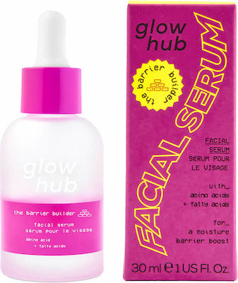 Glow Hub The Barrier Builder Ενυδατικό Serum Προσώπου με Υαλουρονικό Οξύ 30ml