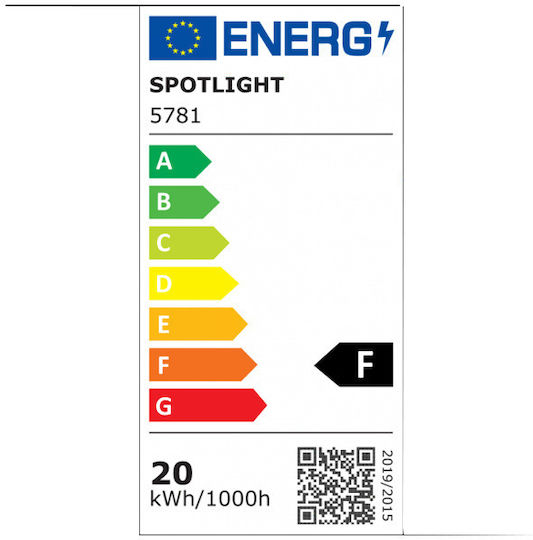 Spot Light Λάμπα LED 20W για Ντουί E27 και Σχήμα A70 Θερμό Λευκό 1800lm