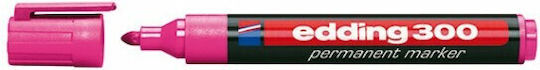 Edding 300 Ανεξίτηλος Μαρκαδόρος Ροζ 3mm