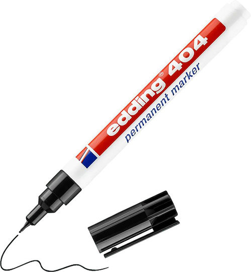Edding 404 Ανεξίτηλος Μαρκαδόρος Μαύρο 0.75mm