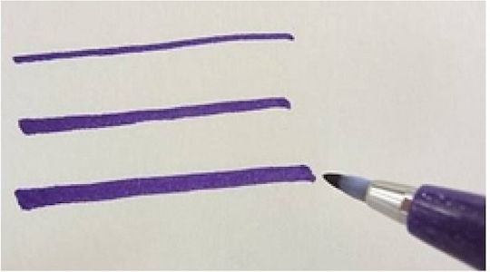 Pentel Brush Sign Pen Маркер 1мм Оранжев