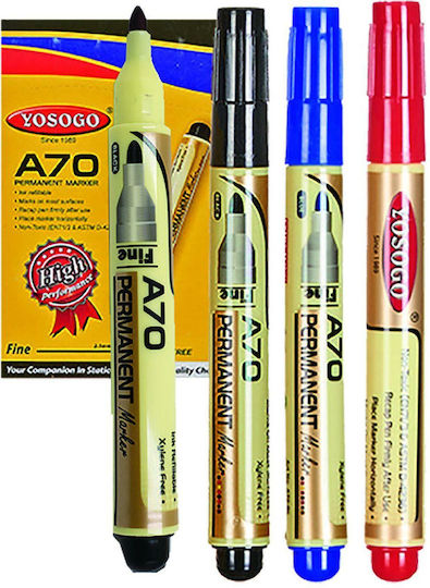 Justnote Yosogo Permanent Marker 2.5mm Schwarz