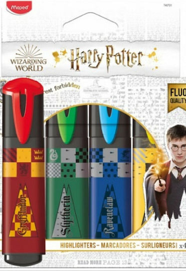 Maped Highlighters 5mm Multicolour 4pcs
