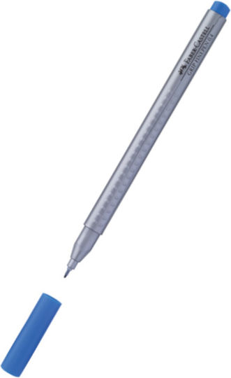 Faber-Castell Finepen Grip Design Marker 0.4mm Helioblue Reddish