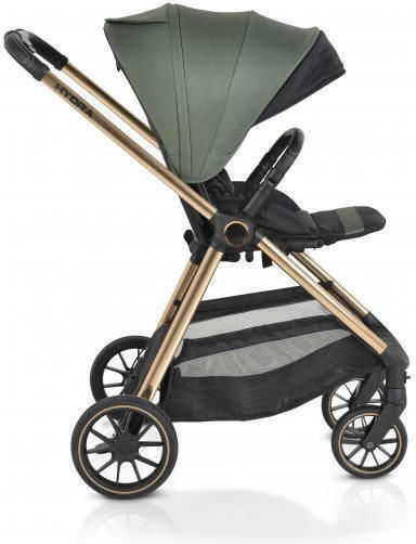 Cangaroo Hydra Adjustable 2 in 1 Baby Stroller Suitable for Newborn Khaki
