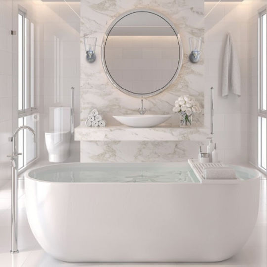 Nowodvorski Bali Modern Lamp Bathroom with Socket E14 Transparent 25cm