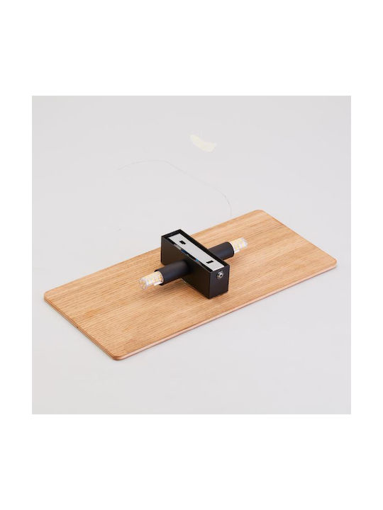 TK Lighting Tavola Vintage Lamp Wall with Socket G9 Brown 35x16cm