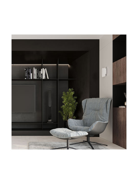 Sollux Hestia Modern Lamp Wall with Socket G9 White 23x27x15.5cm