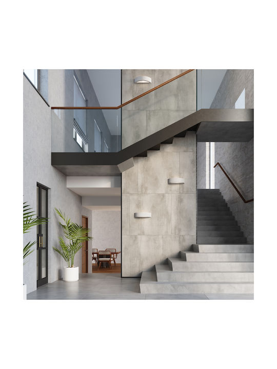 Sollux Atena Modern Leuchte Wand mit Fassung E27 Gray 40x38x20.5cm