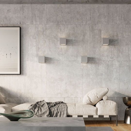 Sollux Leo Modern Lamp Wall with Socket G9 Gray 12x16x16cm