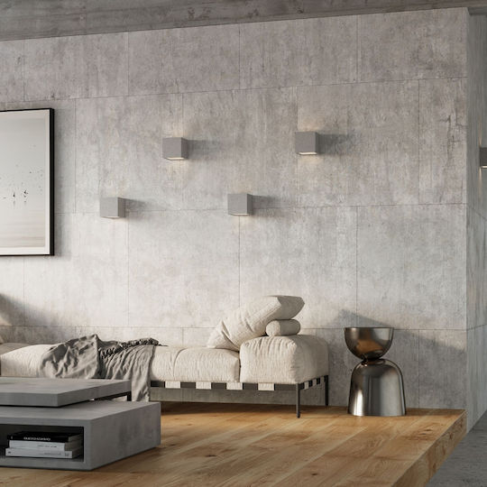 Sollux Leo Modern Lamp Wall with Socket G9 Gray 12x16x16cm