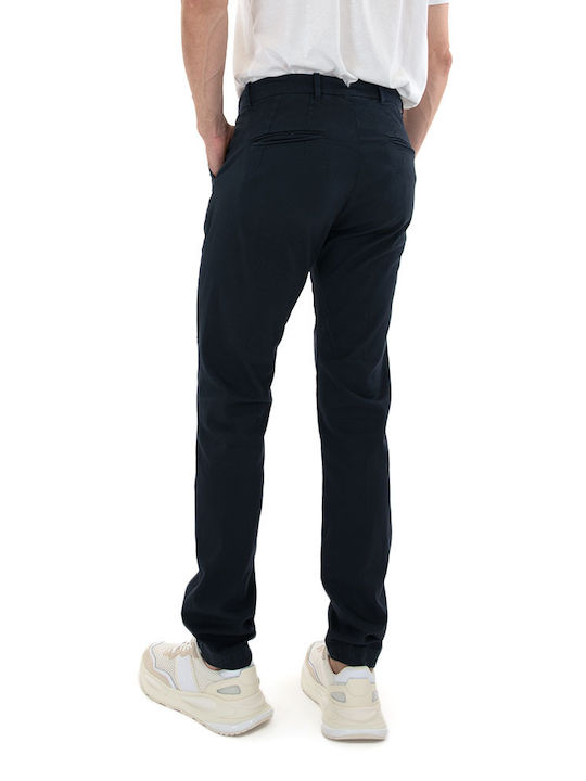 Uniform Jeans CHARLIE Pantaloni pentru bărbați Chino Elastice cu Croială Slim Albastru