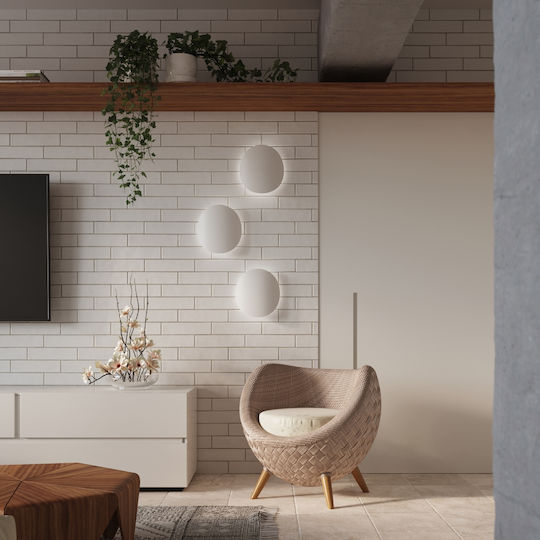 Sollux Senses Modern Lamp Wall with Socket G9 White 27x27x10cm