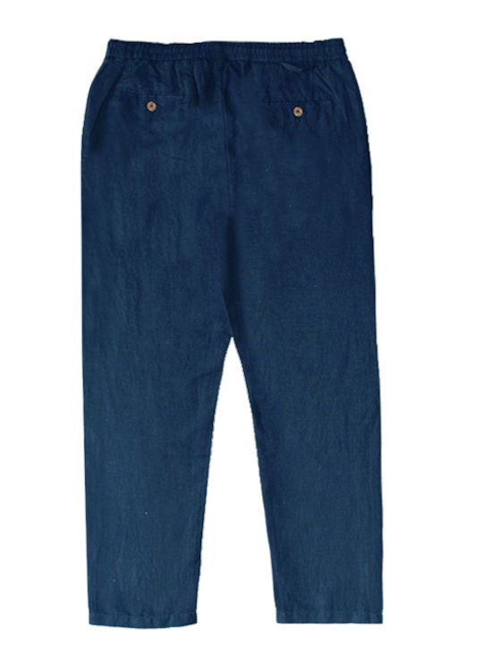 Shaikko Men's Trousers Navy Blue