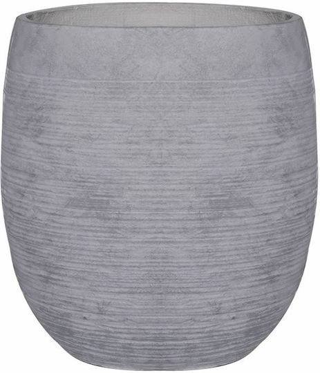 Woodwell Γλάστρα Τσιμεντένια Light Grey Wash 48x48x52εκ.
