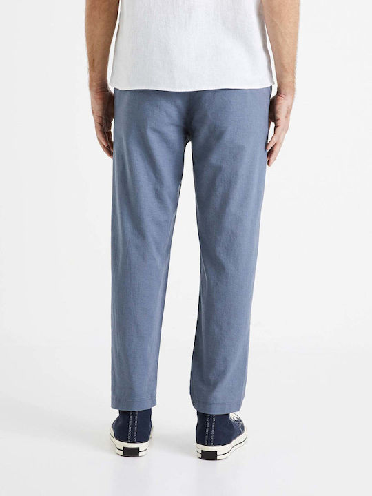 Celio Men's Trousers Blue DOLINCO