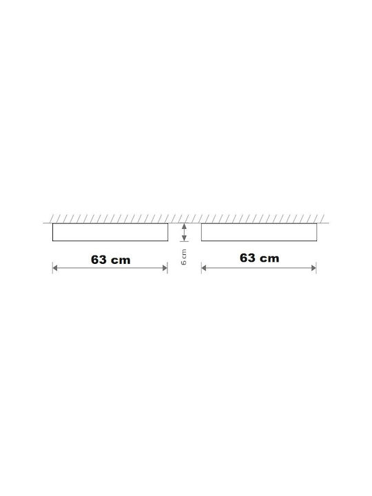 Nowodvorski Soft Deckenleuchte 63cm LED