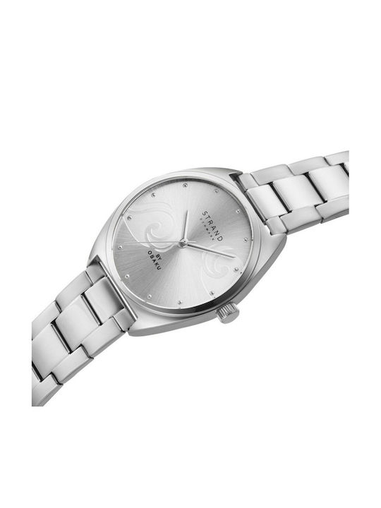 Strand by Obaku Ρολόι Μπαταρίας με Μεταλλικό Μπρασελέ Strand by Obaku Ρολόι Μπαταρίας με Μεταλλικό Μπρασελέ