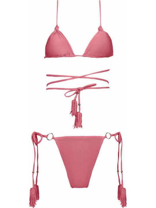Gigi Bikini-Set Dreieck & Brasilien Rosa
