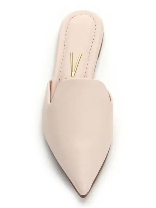 Flat Mules in White Color