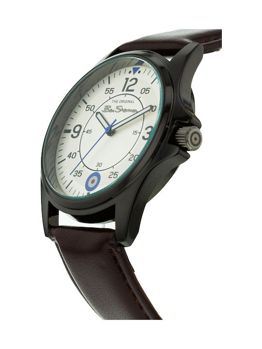 Ben Sherman Watch Battery with Leather Strap
