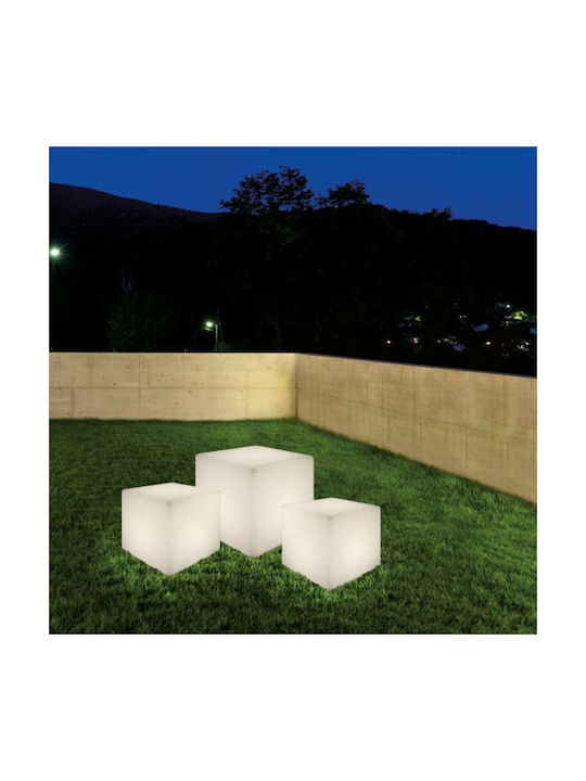 Nowodvorski Cumulus Cube M Außenstehlampe Für Außenbereich 25W IP44 Für Lampenbirnensockel E27 Weiß