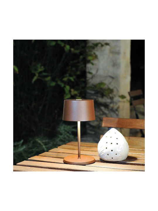 Zafferano Olivia Mini Επιτραπέζιo Φωτιστικό LED Εξωτερικού Χώρου 2.2W IP65 Λευκό