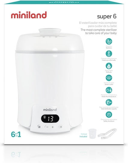 Miniland Electric Baby Sterilizer for 6 Bottles