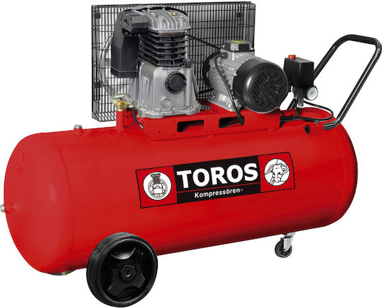 Toros MK103-200-3 Dreiphasig Luftkompressor mit Leistung 3hp und Lufttank 200Es 602058