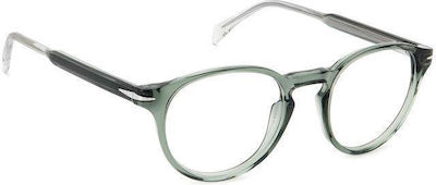 David Beckham Eyeglass Frame Green DB 1122 1ED