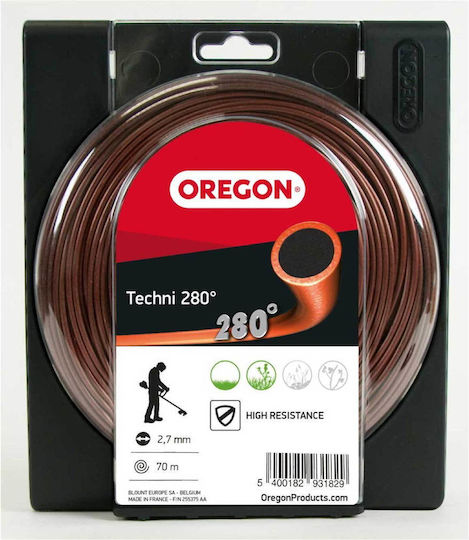 Oregon Techni Round Brush Cutter Trimmer Line 2.7mm 70m 545820