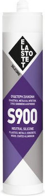 Elastotet S-900 Sealant Silicone for Wood Γκρι 7035 280ml