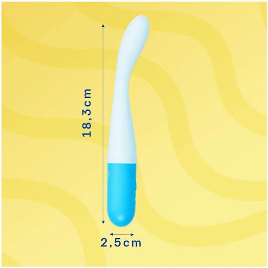 Durex Play Ice Breaker Δονητής G-Spot 18.3cm Γαλάζιος