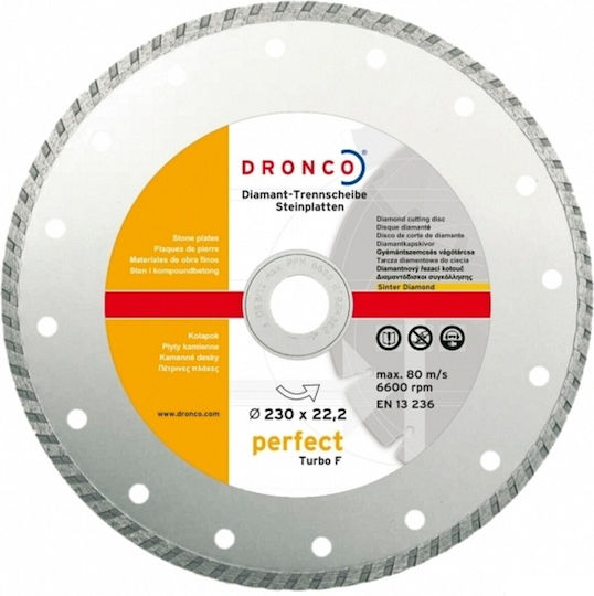 Dronco Diamantscheibe Perfect Turbo F 125mm Schneidscheibe Baumaterialien 125mm