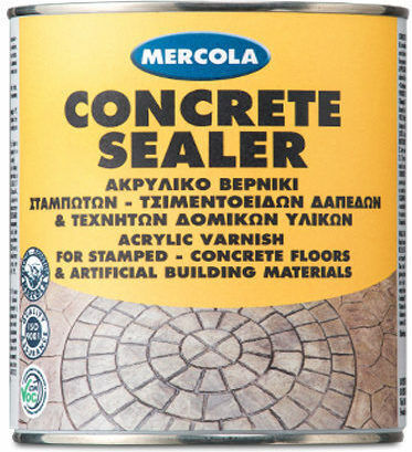 Mercola Concrete Sealer Surface Varnish Solvent Based Colorless Satin 1lt