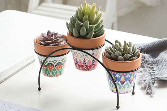 Keskor Ghiveci Ceramică Multicolor