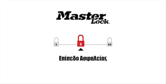 Master Lock 150T Steel Padlock Brass with Key 50mm 2pcs 150500112