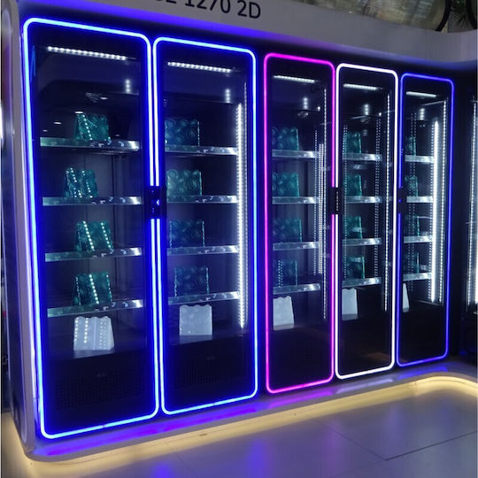 Klimaitalia Illumia 630 BLK Getränkekühlschrank Subzero 550Es Einzeltürig H214xB67xT83cm ILLUMIA 630 BLK
