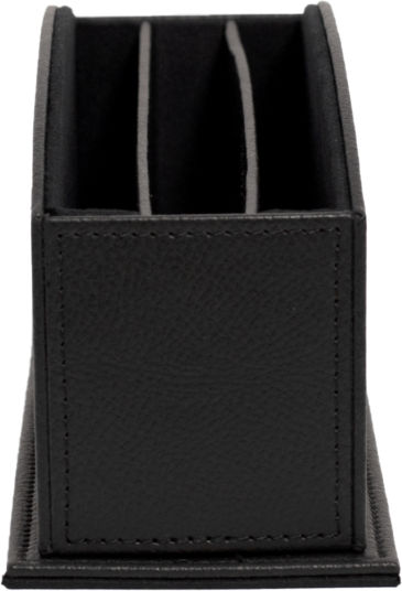 Leder Mappenhalter in Schwarz Farbe 7.5x10x25.7cm 1Stück