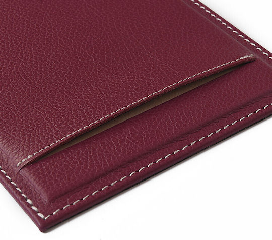 Leder Leseständer in Burgundischer Farbe 1Stück