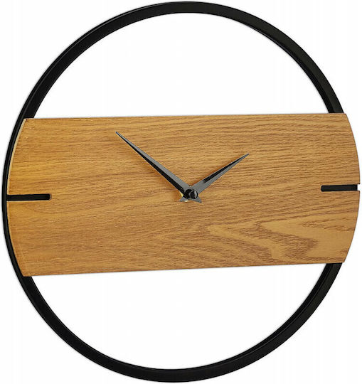 Relaxdays Relaxdays Wanduhr Hölzernes Schwarze 30x4cm Relaxdays Relaxdays Wanduhr Hölzernes Schwarze 30x4cm