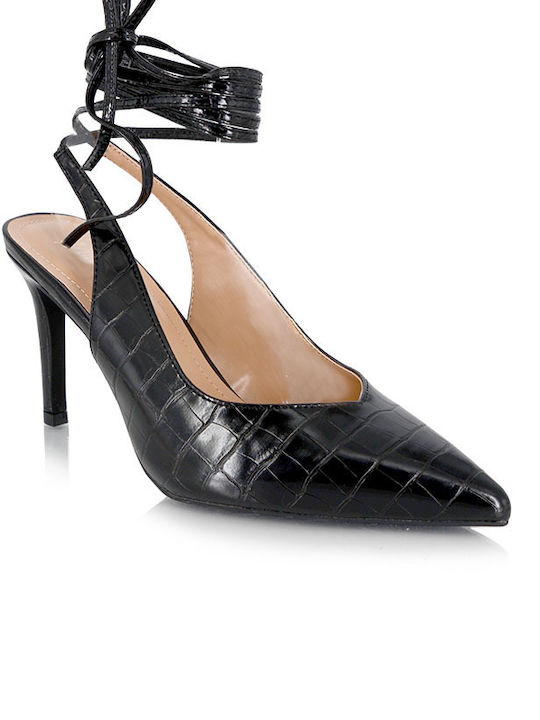 Malesa Pointed Toe Black Heels