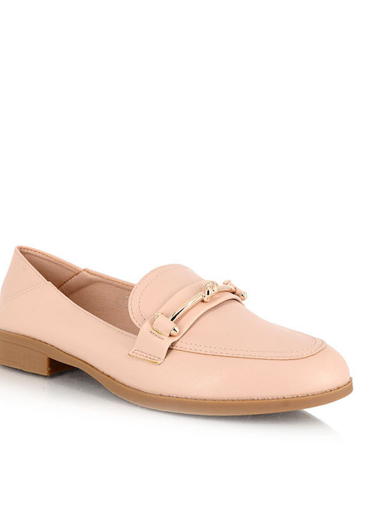 Malesa Damen Mokassins in Beige Farbe