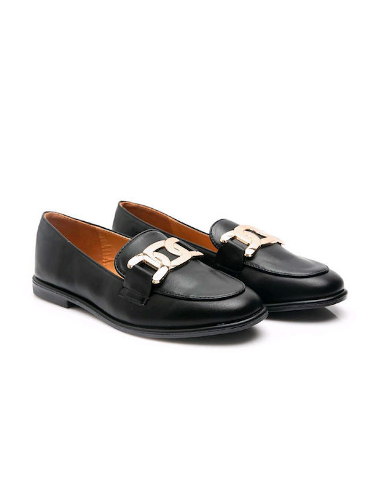 Malesa Damen Loafers in Schwarz Farbe