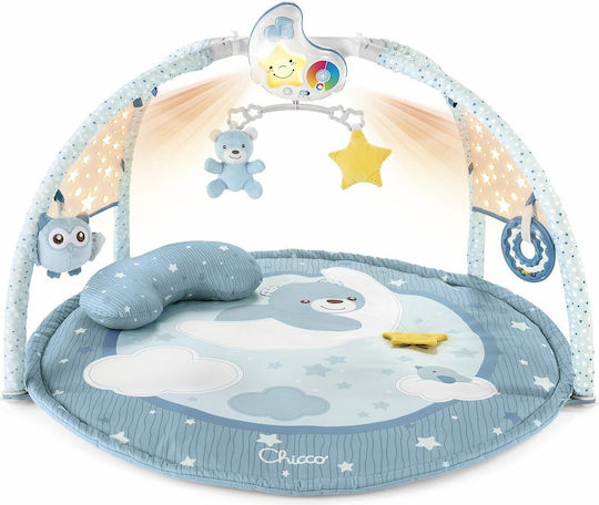 Chicco Activity Playmat Happy Colors with Music Light Blue for 0+ months (LxWxH) 83x83x83cm