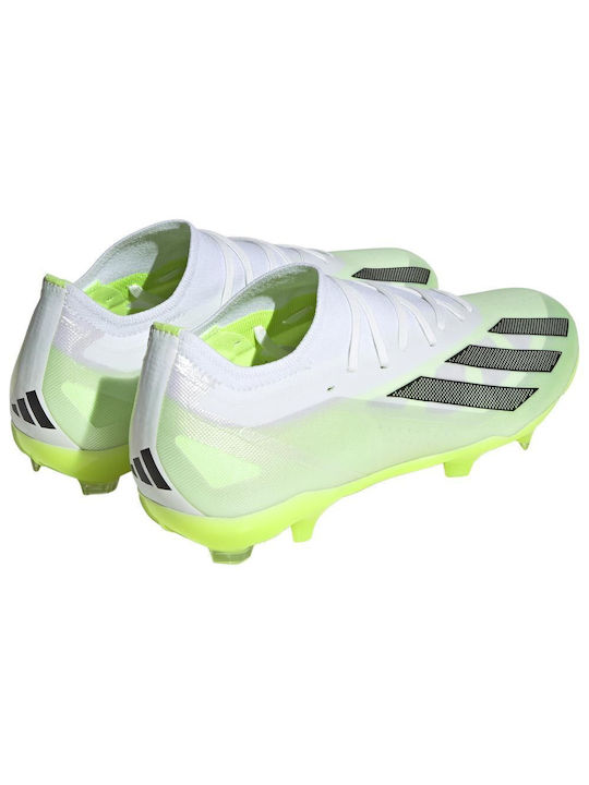 adidas X Crazyfast.2 Fußballschuhe mit Stollen Weiß